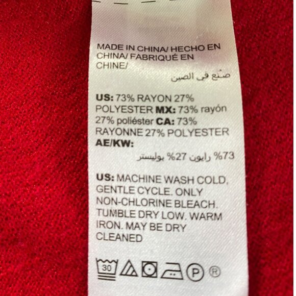 Chico's Women's Red Sleeveless Knit Tank Size L (Chico Size 2) Office, Capsule - Picture 4 of 8